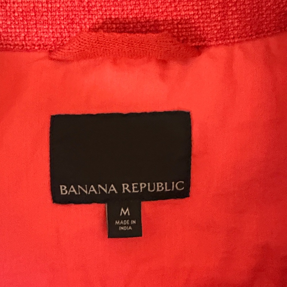 Banana Republic Poppy Seed Red Utility Jacket - Picture 9 of 11